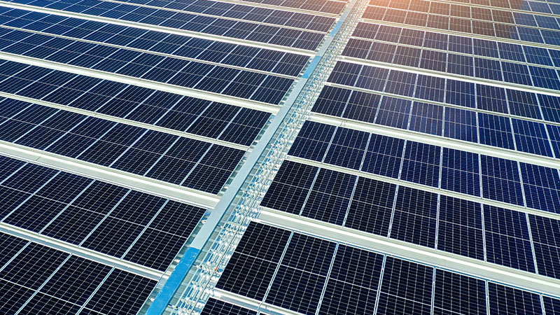 paneles solares en industria